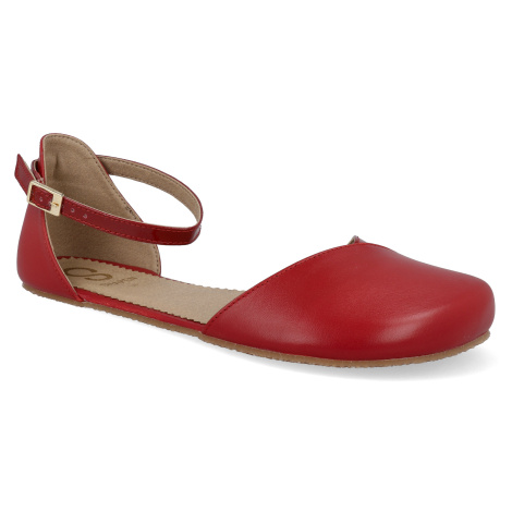Barefoot sandále Shapen - Poppy II Cherry W