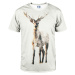 Aloha From Deer Lonely Red Deer Tričko TSH AFD1052 Beige