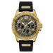 GUESS Analógové hodinky 'Frontier W1132G1'  zlatá / čierna