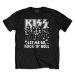Kiss tričko Let Me Go Čierna
