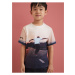 Svetloružové chlapčenské tričko Desigual Kiwi