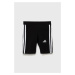 Detské krátke nohavice adidas G 3S SH čierna farba, s potlačou