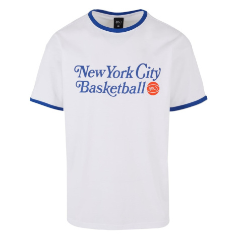 K1X Tričko 'NYC BB'  modrá / homárová / biela