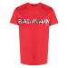 BALMAIN Paris Logo Red tričko