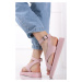 Ružové platformové sandále Marani
