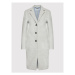 Calvin Klein Vlnený kabát Bonded Crombie K20K203445 Sivá Regular Fit