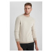 DEFACTO Standard Fit Crew Neck Sweater