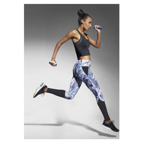 Bas Bleu TRIXI sports leggings modeling calves from combined materials