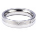 Boccia Titanium Titánový snubný prsteň s diamantmi 0129-03 58 mm