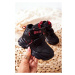 Trekingové detské topánky Big Star v čiernej farbe