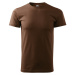 Malfini Basic Unisex tričko 129 čokoládová