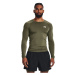 Under Armour Kompresné tričko HG Armour Comp LS Green  SS