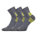 Voxx Sigma B Unisex športové ponožky - 3 páry BM000000636200101708 šedá