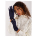 Women's Navy Blue Touch Gloves