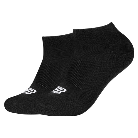 Skechers  2PPK Basic Cushioned Sneaker Socks  Ponožky Čierna