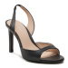 Calvin Klein Sandále Heel D'Orsay Sandal 90 Lth HW0HW02124 Čierna