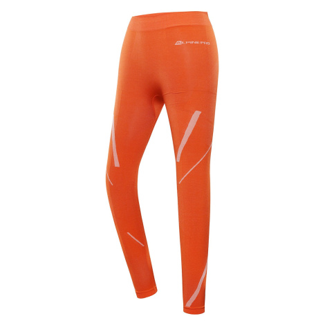 Nohavice a kraťasy pre ženy Alpine Pro - oranžová