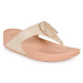 FitFlop  LULU CRYSTAL-CIRCLET LEATHER TOE-POST SANDALS  Sandále Ružová