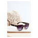 Women's Sunglasses with Gold Detailing UV400 Brown