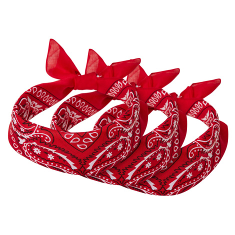 Bandana 3-Pack Red Urban Classics