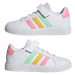 Dievčenská rekreačná obuv ADIDAS Grand Court cloud white pulse mint beam pink