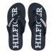 Tommy Hilfiger Žabky Patch Hilfiger Beach Sandal FM0FM05024 Tmavomodrá