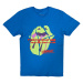 The Rolling Stones tričko Hackney Diamonds Neon Tongue Modrá
