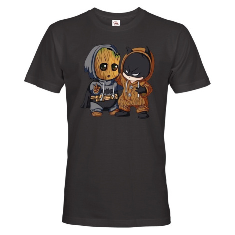 Pánske tričko Batman a Groot - ideálny darček