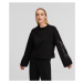 Mikina Karl Lagerfeld Karl Rhinestone Sweatshirt Black