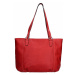 Elegantná dámska kožená kabelka Katana Apolena - červená