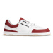 Barefoot tenisky Barebarics Wave - White & Crimson Red