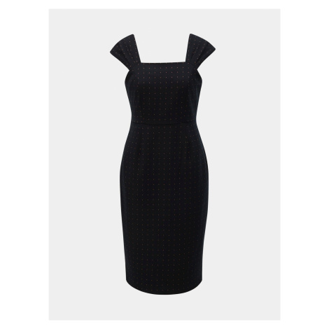 Čierne puzdrové vzorované šaty Dorothy Perkins