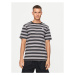 Converse Tričko M Loose Fit Striped Tee 10027159-A01 Čierna Loose Fit