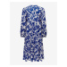 Modré dámske vzorované midi šaty ONLY Milana
