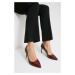Trendyol Claret Red Women's Classic Heeled Shoes