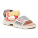 Pepe Jeans Sandále Ventura Sandal G PGS90190 Strieborná