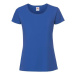 Iconic 195 Ringspun Premium Premium Fruit of the Loom Blue T-shirt