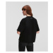 Mikina Karl Lagerfeld Sslv Karl Hem Sweatshirt Black