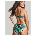 Dámska plavková podprsenka SW1642 Bali Full Cup Bikini Green with Leaves - Panache