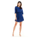 Awama Woman's Dress A258 Navy Blue