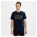 Tričko GAP V-Ss Camo Arch Logo Tee Tapestry Navy