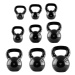 Kettlebell pokrytý vinylem HMS KNV10 10 kg, černý