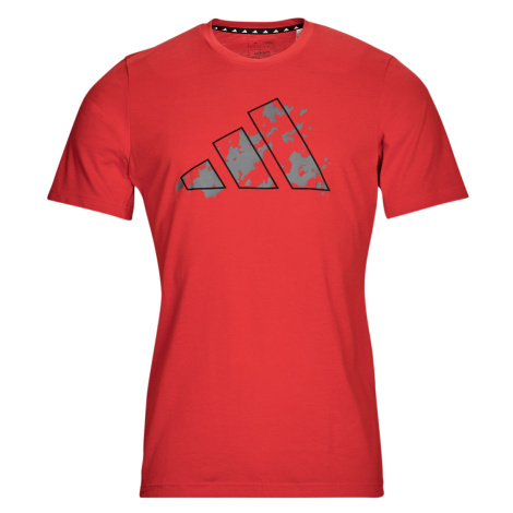 adidas  TR-ES+ TEE  Tričká s krátkym rukávom Červená