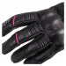 Dámske kožené moto rukavice W-TEC Pocahonta Farba čierno-ružová