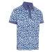 Callaway Birdseye View Allover Print Mens Bijou Blue Polo košeľa