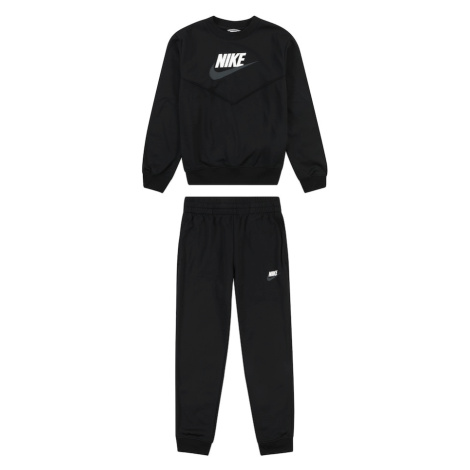 Nike Sportswear Joggingová súprava  sivá / čierna / biela