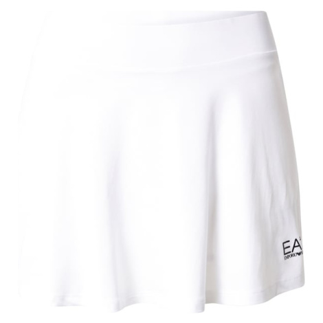 EA7 Emporio Armani Športová sukňa  čierna / biela