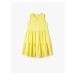 Koton Dress Ruffled Sleeveless Round Neck Layered