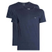 Emporio Armani  Lounge 2 Pack Crew T-Shirts Navy/Navy  Tričká a polokošele Modrá