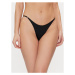 Calvin Klein Underwear Stringové nohavičky 000QF7323E Čierna